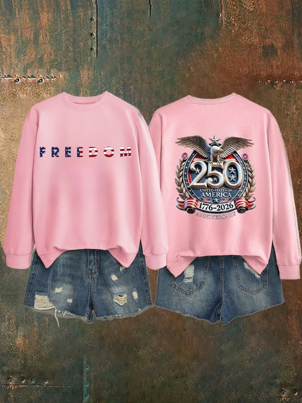Women's American 250th Print Sweatshirt