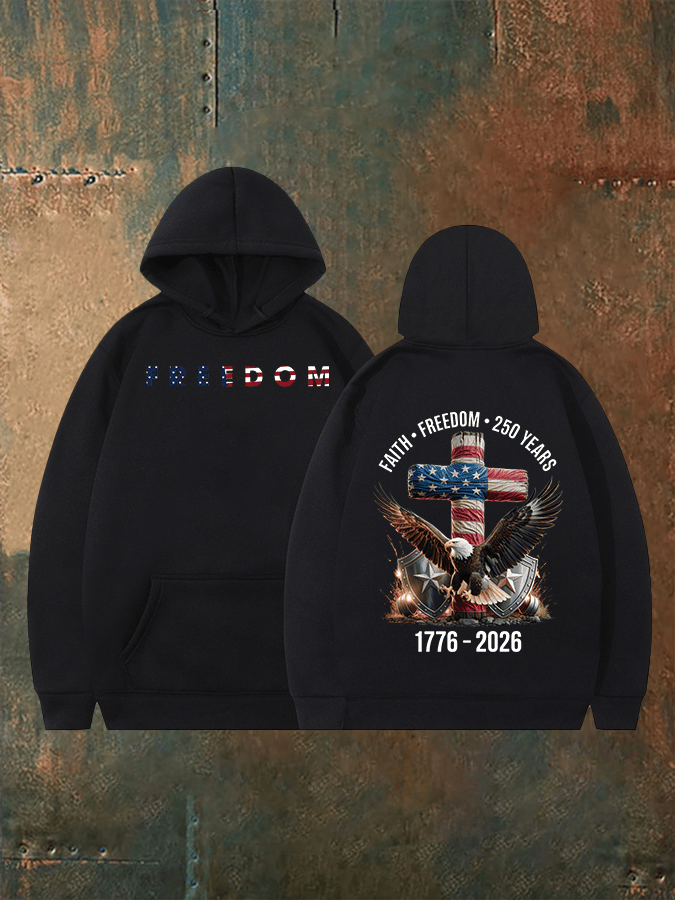 Unisex American 250th Print Hoodie