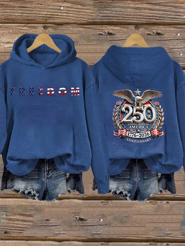 Women's American 250th Print Hoodie