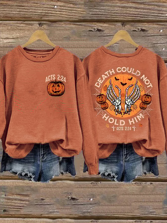 Women'S Casual Faith Print Sweatshirt