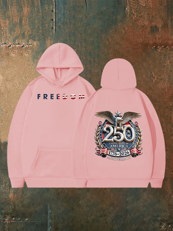 Unisex American 250th Print Hoodie