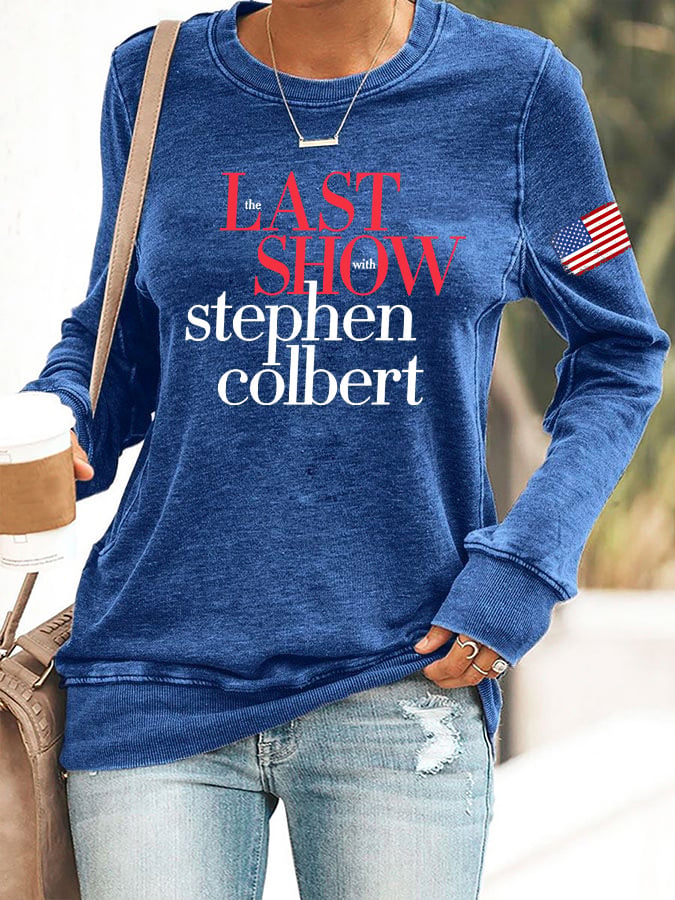 🔥Buy 3 Get 10% Off Retro Last Show Print Sweatshirt