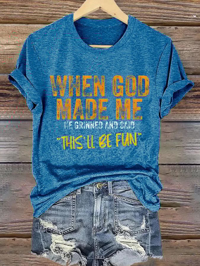 Women'S Casual Faith Short Sleeve T-Shirt