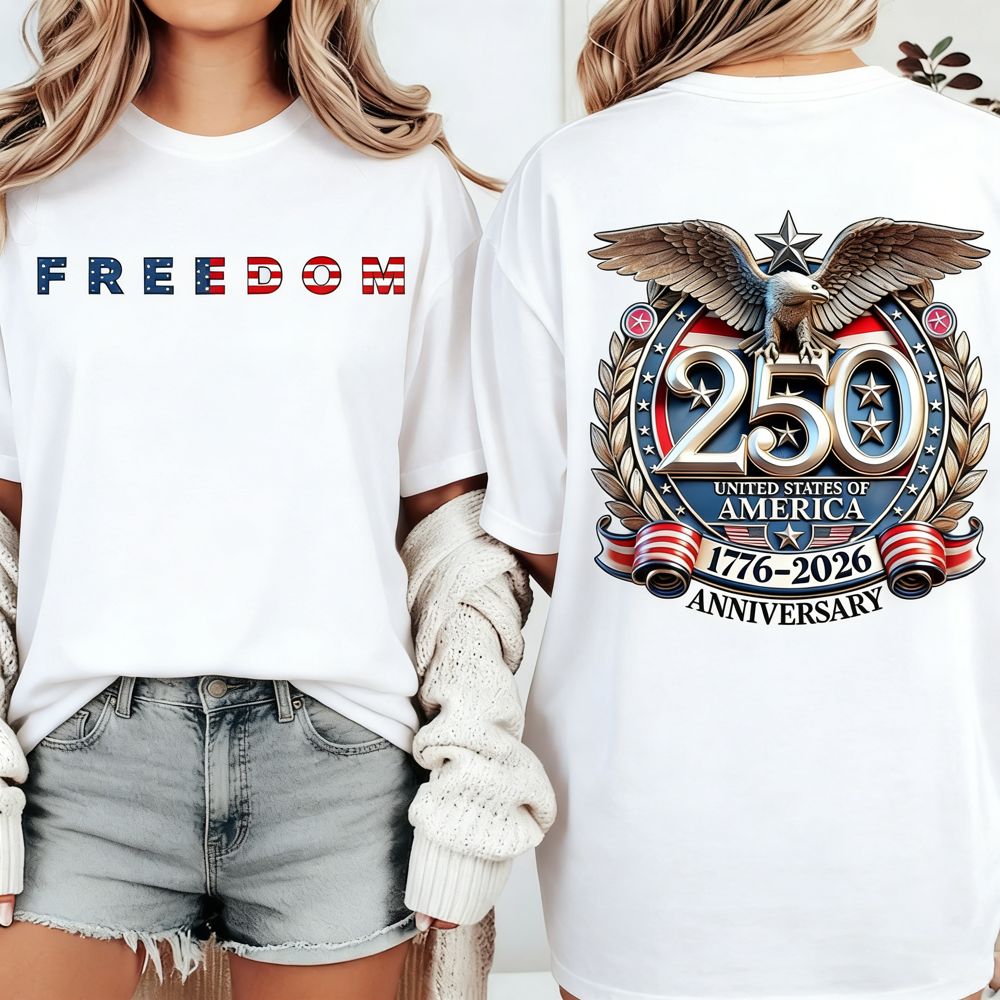 Unisex Freedom 250 Years Anniversary T-Shirt