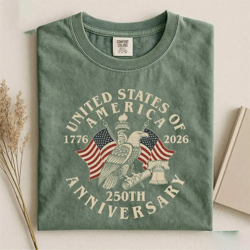 Unisex USA 250th Anniversary Comfort Colors Shirt
