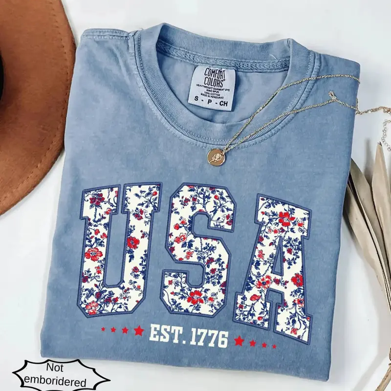 Women's Comfort Colors USA Shirt