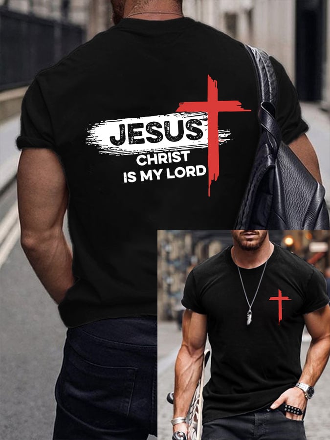 Men'S Casual Faith Short-Sleeved T-Shirt