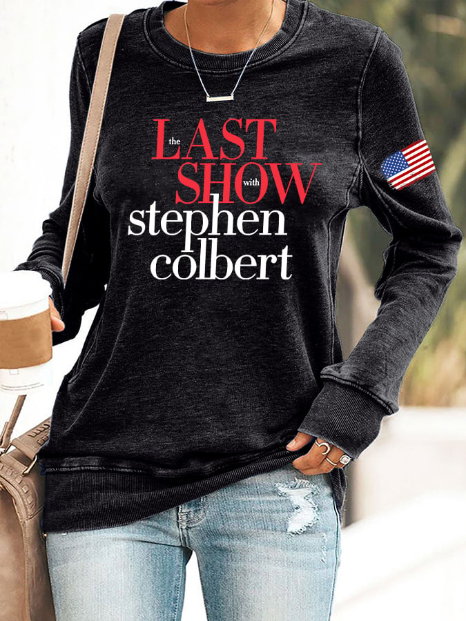🔥Buy 3 Get 10% Off Retro Last Show Print Sweatshirt