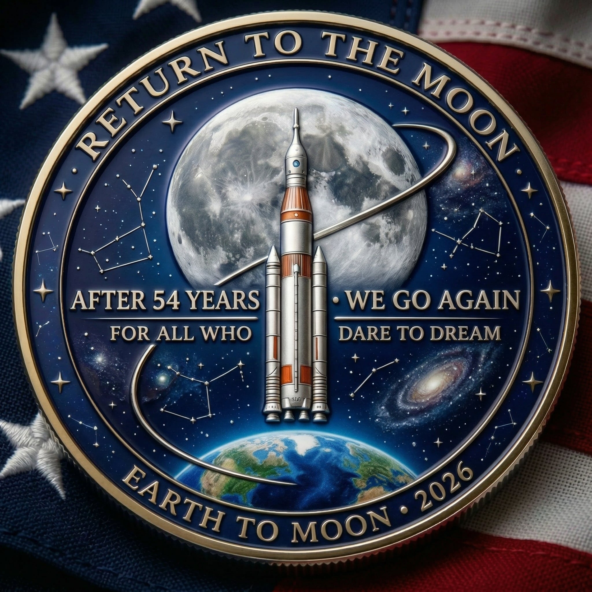 👩🏻🚀A TRIBUTE TO THE EXPLORERS - 🚀Artemis II Lunar Legacy Commemorative Coin🌙