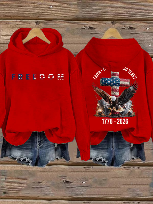 Women's American 250th Print Hoodie