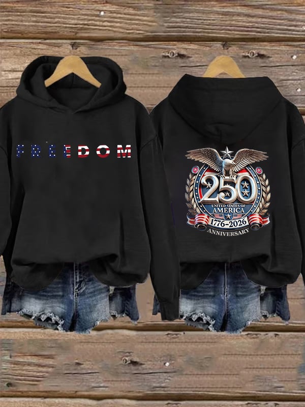 Women's American 250th Print Hoodie