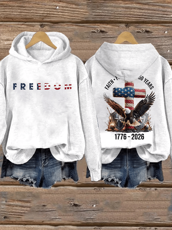 Women's American 250th Print Hoodie