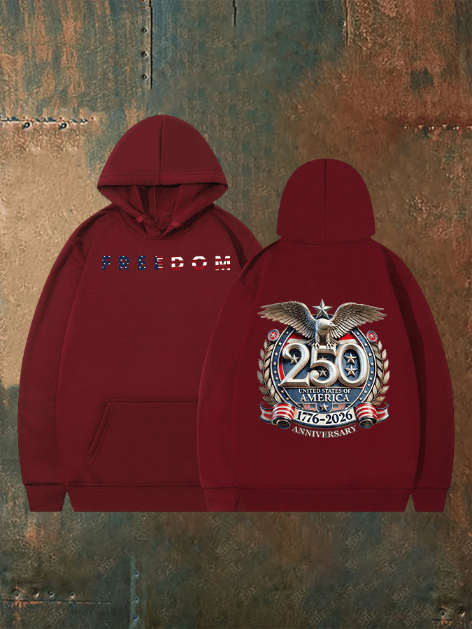 Unisex American 250th Print Hoodie