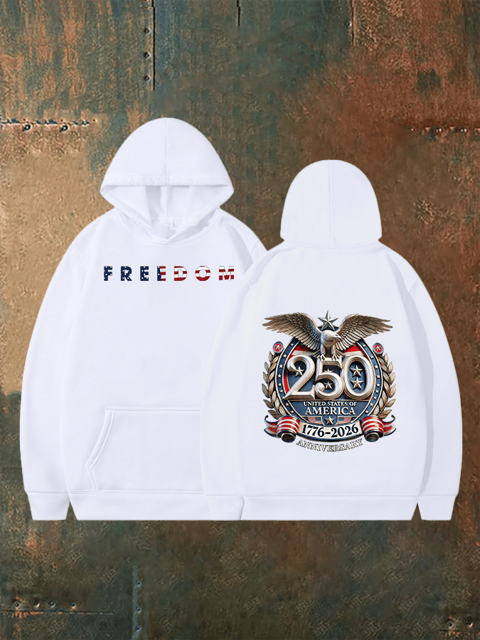 Unisex American 250th Print Hoodie
