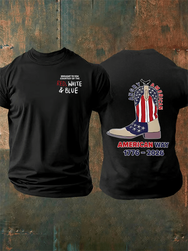 Men's American 250th Print T-Shirt