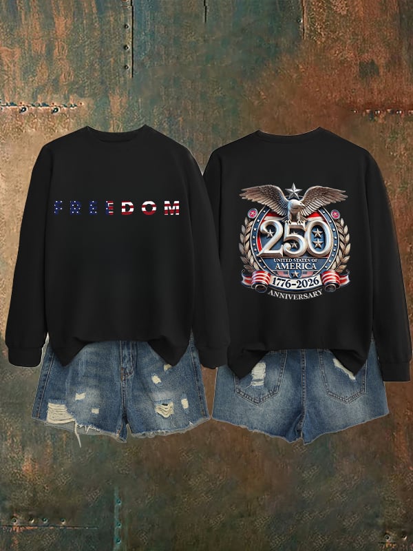 Women's American 250th Print Sweatshirt