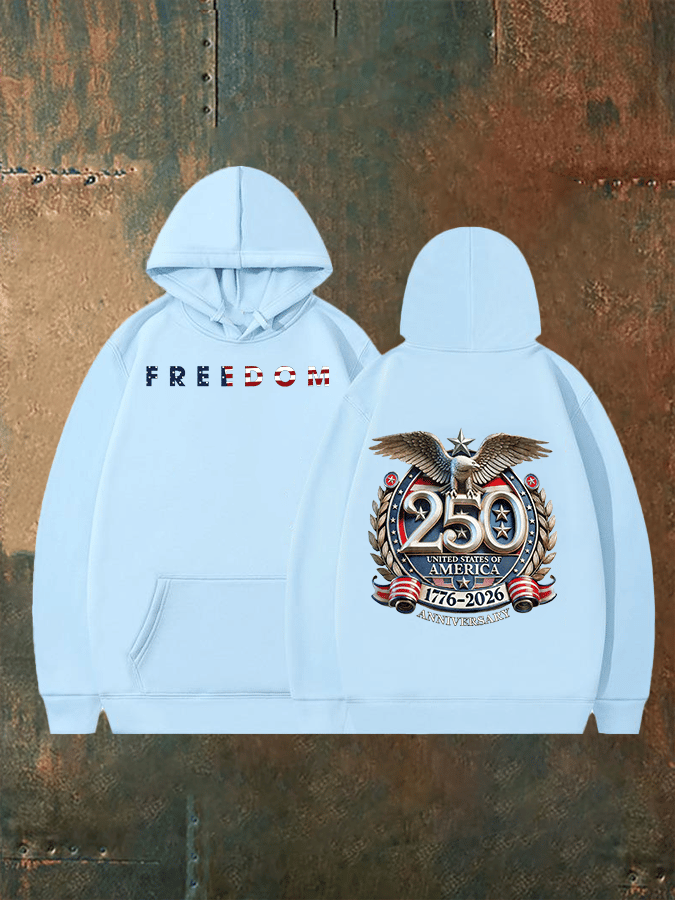 Unisex American 250th Print Hoodie