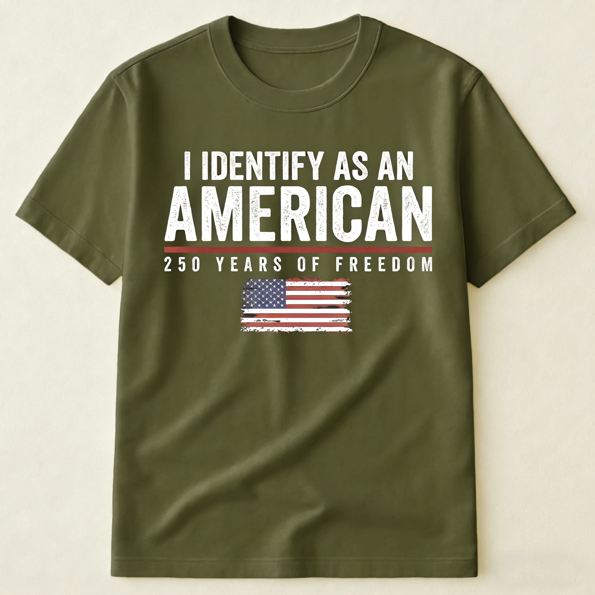 I Identify As An American 250 Years Of Freedom - Shirt