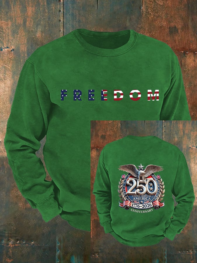 Men's American 250th Print Sweatshirt