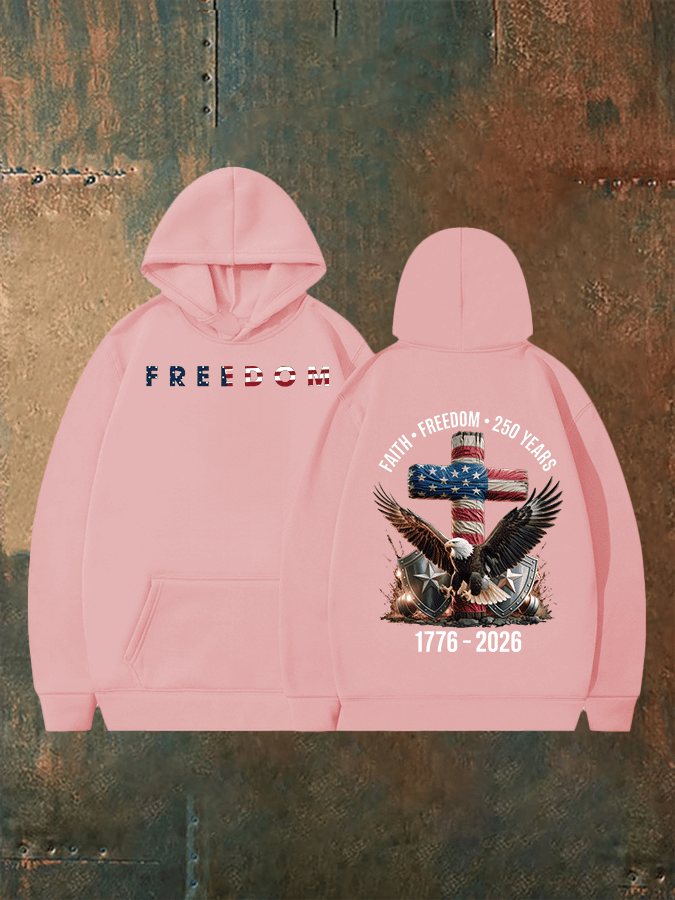 Unisex American 250th Print Hoodie