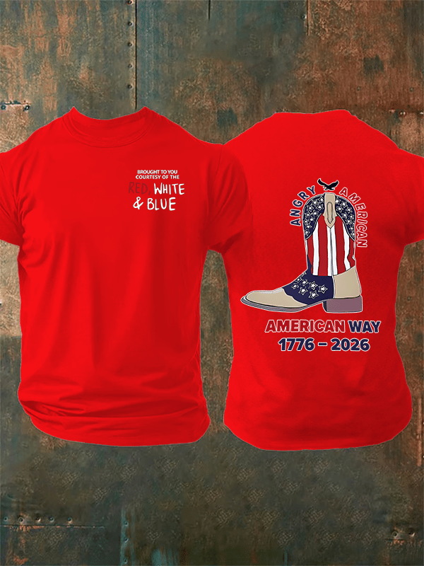 Men's American 250th Print T-Shirt