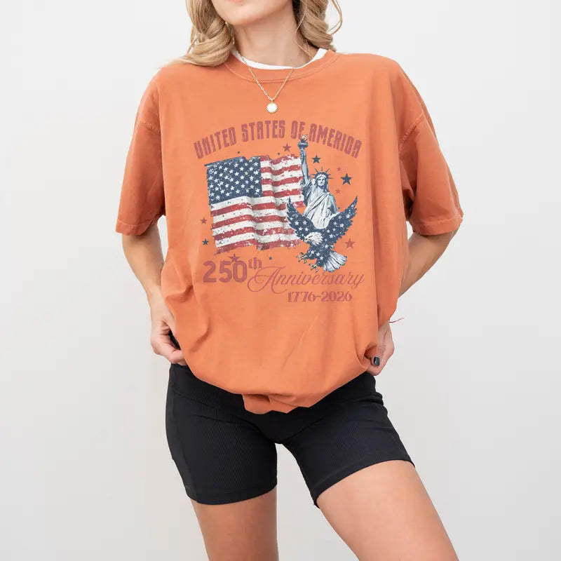 Women's America 250th Anniversary Comfort Colors Shirt
