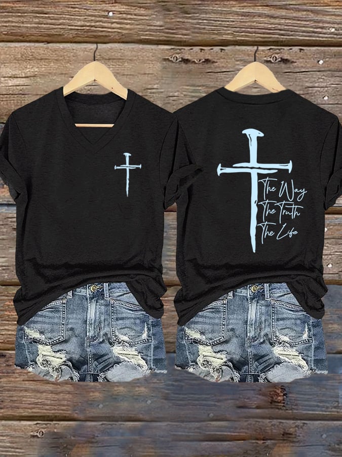 Women's The Way The Truth The Life Print T-Shirt