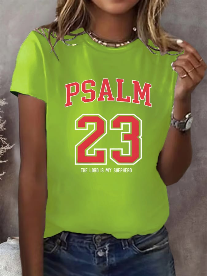 Women's Christian Psalm 23 T-Shirt