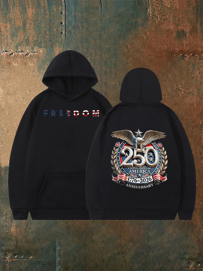Unisex American 250th Print Hoodie