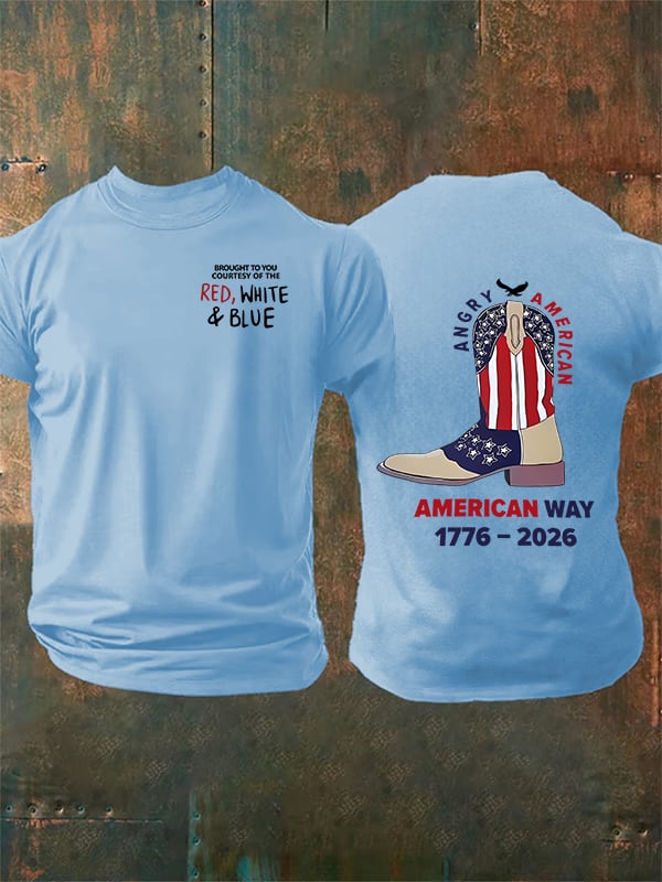 Men's American 250th Print T-Shirt