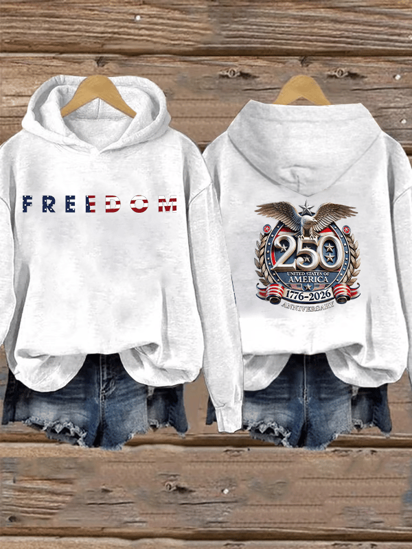 Women's American 250th Print Hoodie