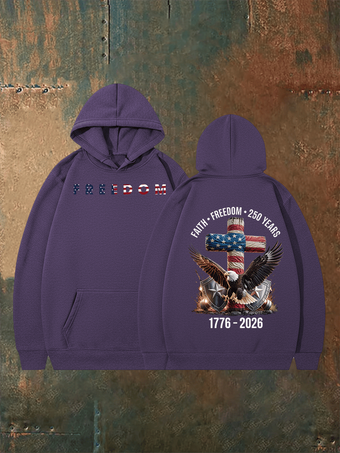 Unisex American 250th Print Hoodie