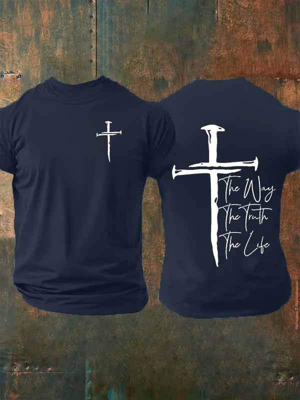 Men's The Way The Truth The Life Print T-Shirt