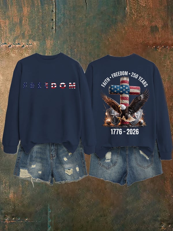 Unisex American 250th Print Sweatshirt
