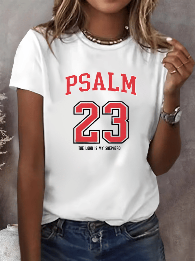 Women's Christian Psalm 23 T-Shirt