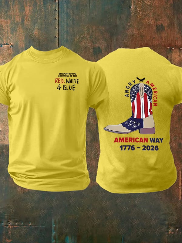 Men's American 250th Print T-Shirt
