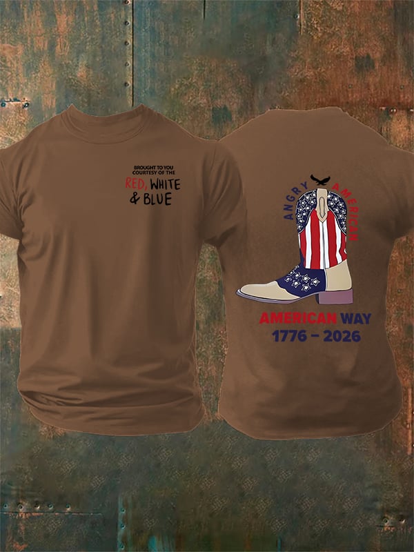 Men's American 250th Print T-Shirt