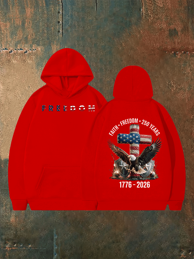 Unisex American 250th Print Hoodie