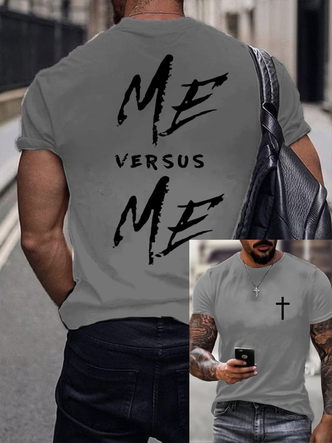 Men's Gym Faith Printed Shirt