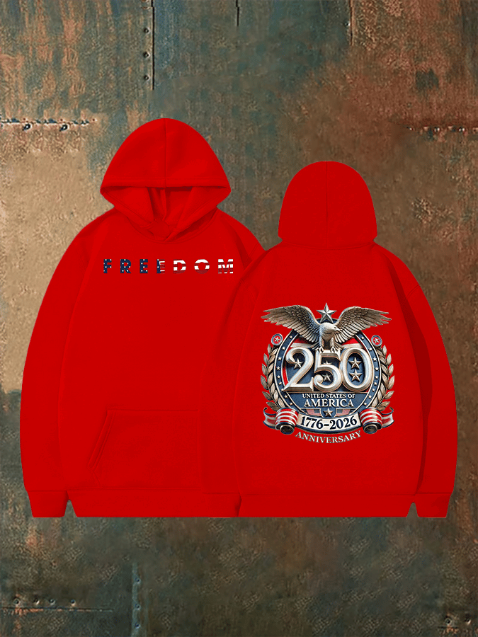 Unisex American 250th Print Hoodie