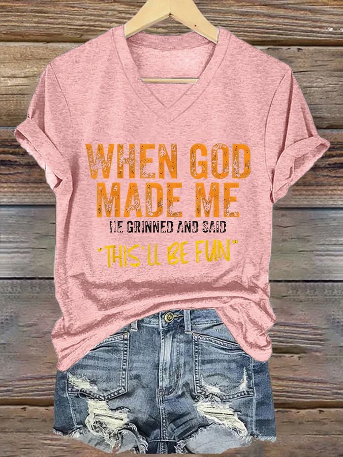 Women'S Casual Faith Short Sleeve T-Shirt