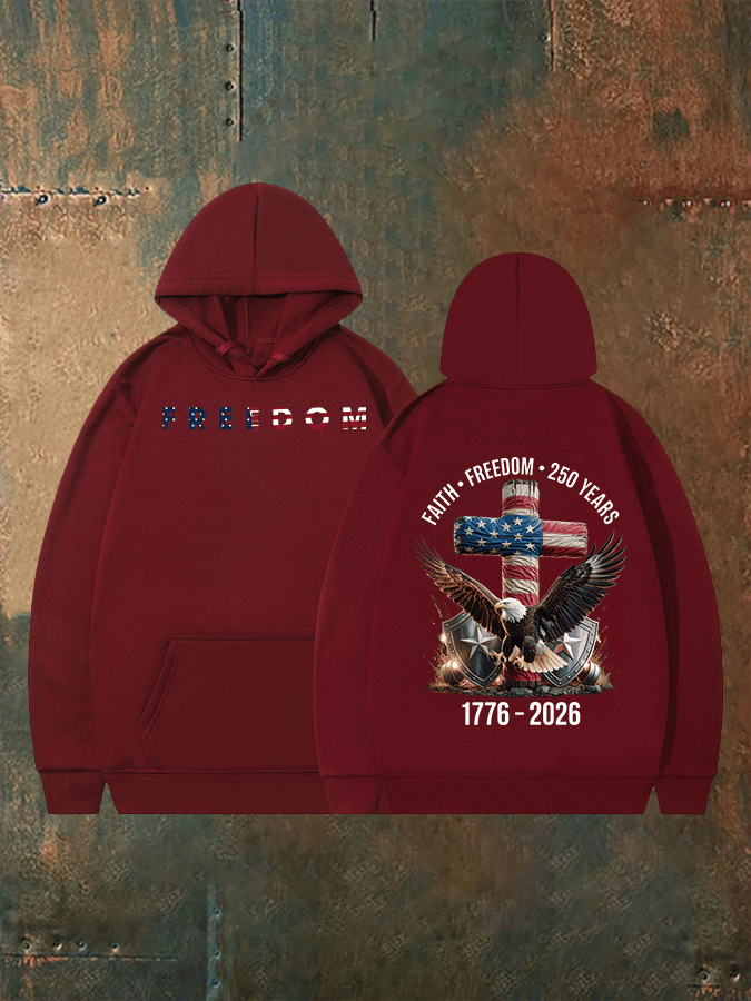 Unisex American 250th Print Hoodie
