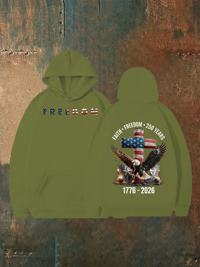 Unisex American 250th Print Hoodie
