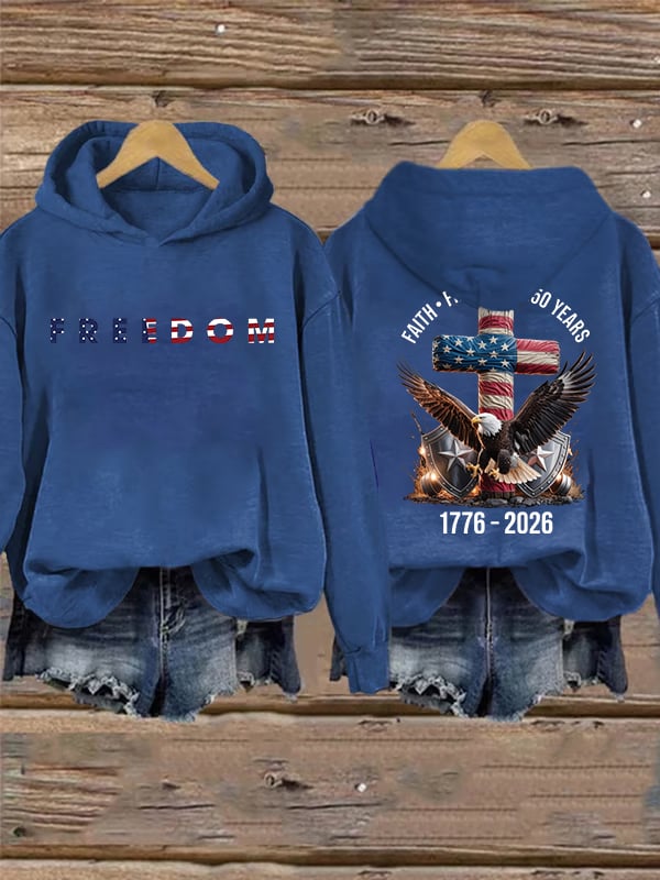 Women's American 250th Print Hoodie