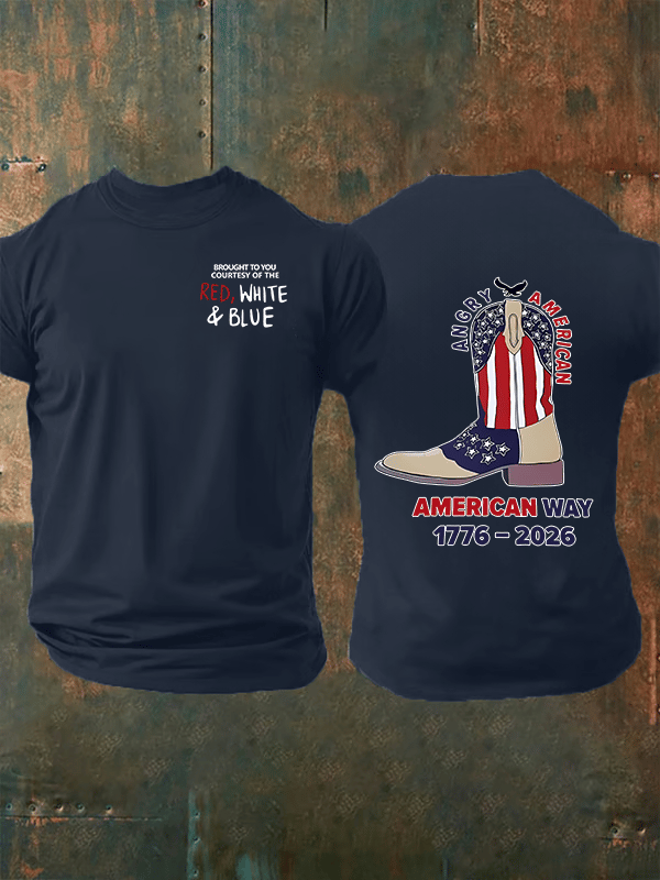 Men's American 250th Print T-Shirt