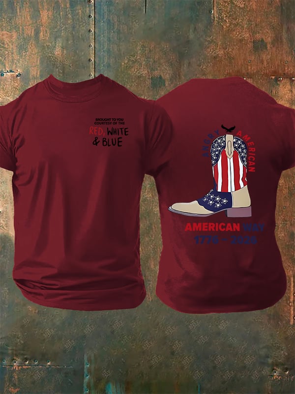 Men's American 250th Print T-Shirt