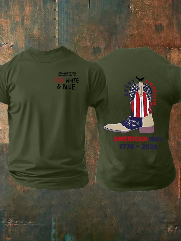 Men's American 250th Print T-Shirt