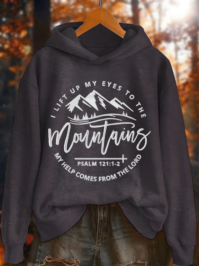 Women's Faith Print Hoodie
