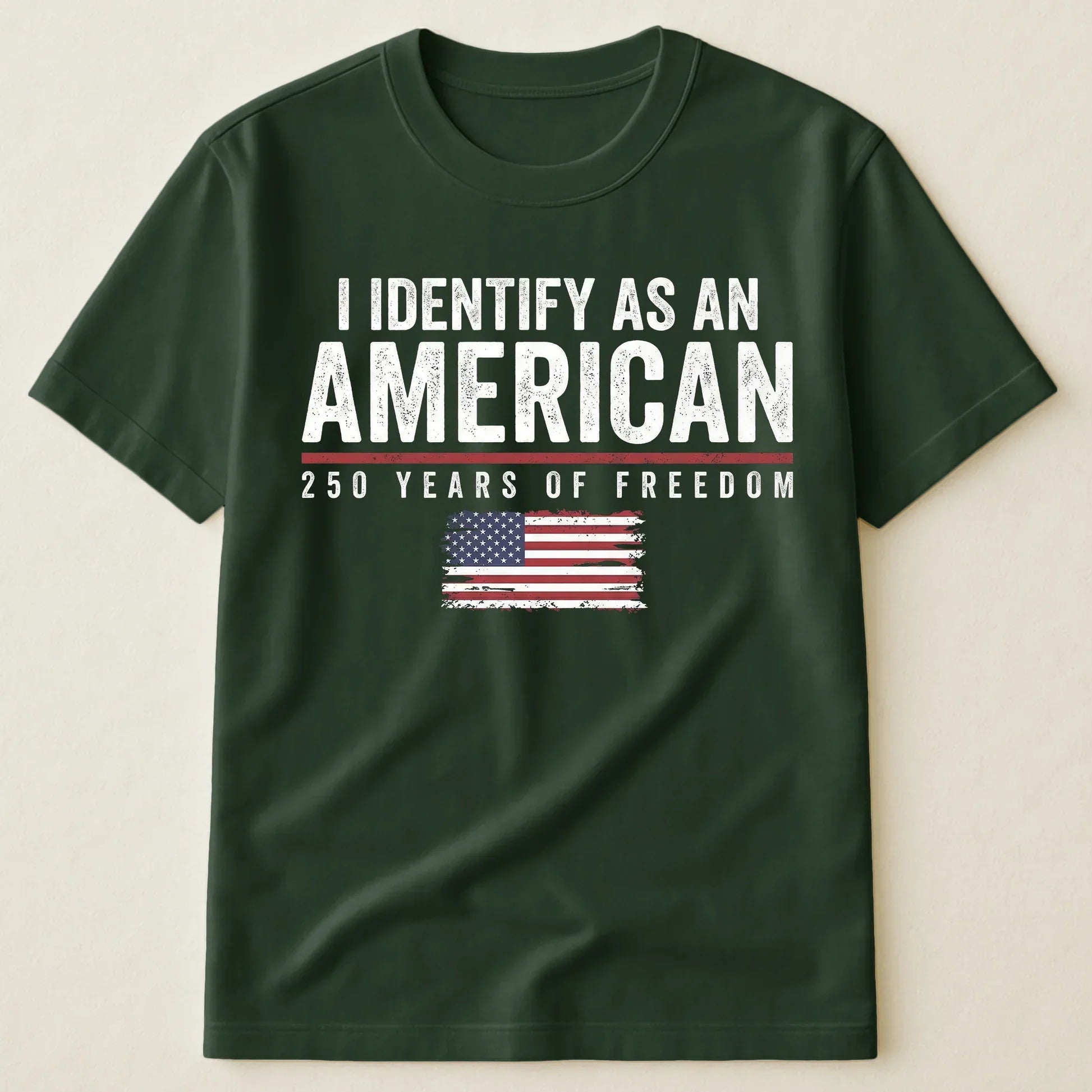 I Identify As An American 250 Years Of Freedom - Shirt