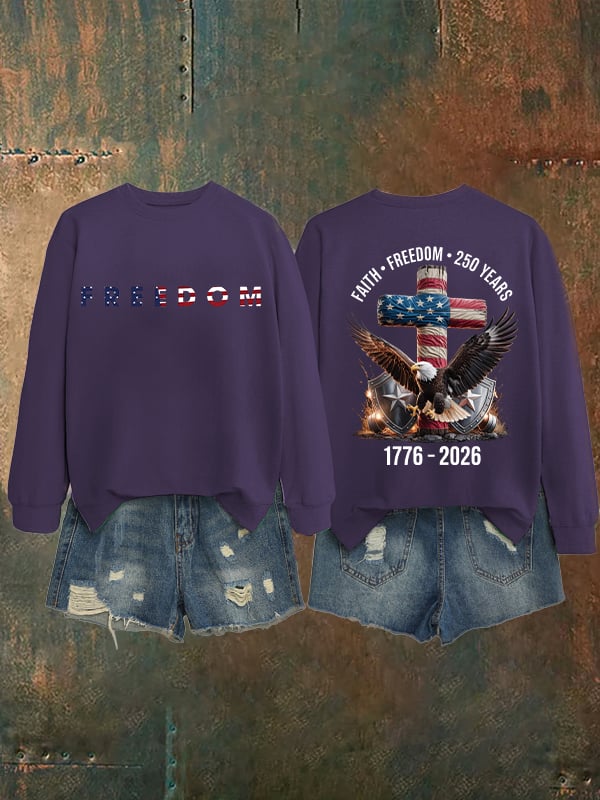 Unisex American 250th Print Sweatshirt